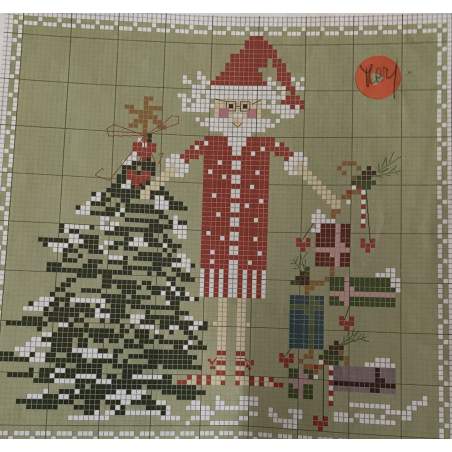 Santa Claus, Schema Punto Croce