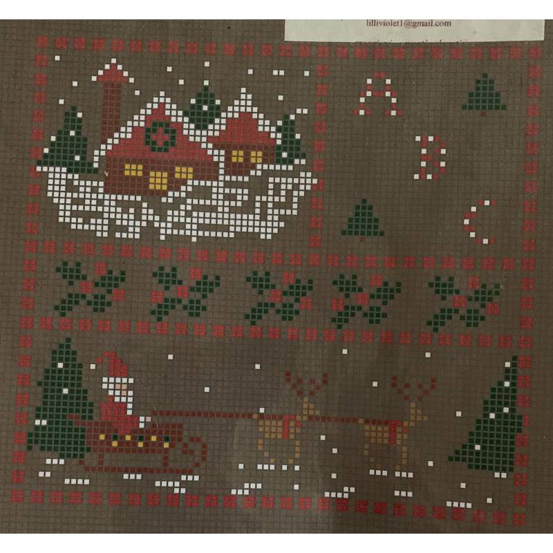 ABChristmas, Schema Punto Croce