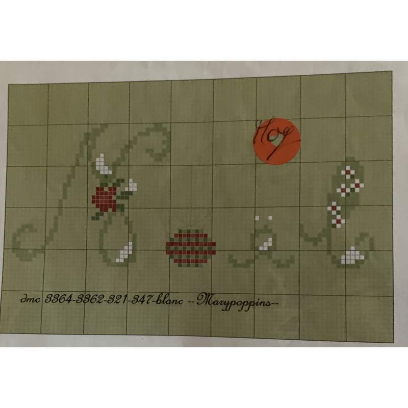 Noel, Schema Punto Croce