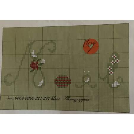 Noel, Schema Punto Croce