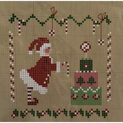 Santa's cake, Schema Punto Croce