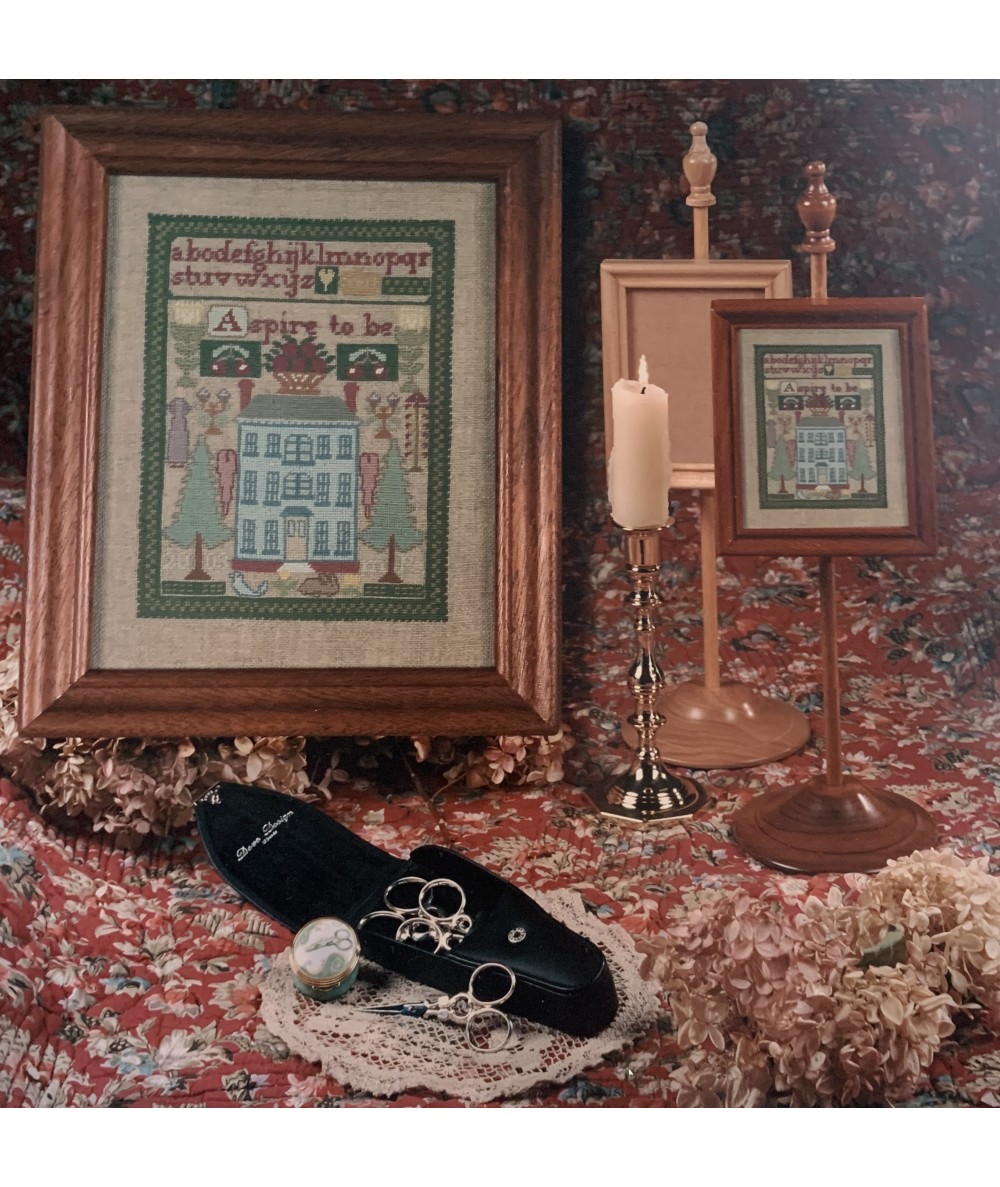 Aspire to be Candlescreen Sampler II, Schema Punto Croce