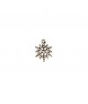 Charm Fiocco di Neve n6 a 6 Punte, in Metallo Argentato