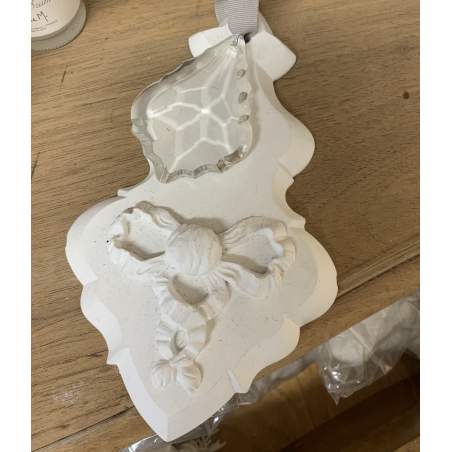 Mathilde M, Pampille Parfumée à Suspendre con Fiocco di Gesso