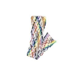 Treccia Multicolore in Cotone - 21 Colori