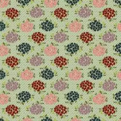 EQP Tomorrow's Heritage - Bridal Bouquet Glacier Blue, Tessuto Azzurro Ghiaccio con Bouquet di Fiori