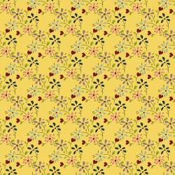 EQP Tomorrow's Heritage - Summer Meadow Daffodil, Tessuto Giallo Narciso con Prato Fiorito EQP Textiles - Ellie's Quiltplace - 1