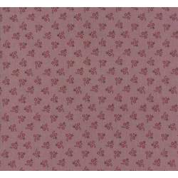 Moda Fabrics Jardin de Versailles - Tessuto Fondo Viola con Fiore Rosso