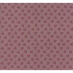 Moda Fabrics Jardin de Versailles - Tessuto Fondo Viola con Fiore Rosso Moda Fabrics - 1