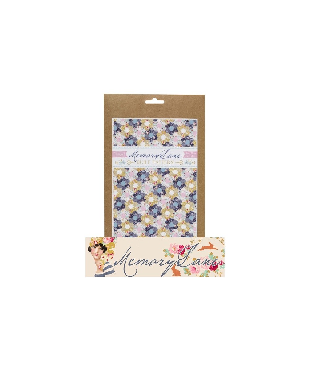 Tilda Quilt Pattern 137x197 cm Memory Lane Tilda Fabrics - 1 Tilda Quilt Pattern 137x197 cm Memory Lane Tilda Fabrics - 1