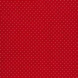 Moda Fabrics Essential Dots - Tessuto Rosso a Pois