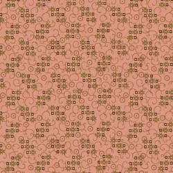 Henry Glass Gratitude & Grace by Kim Diehl, Tessuto Rosa con Piccole Stelle