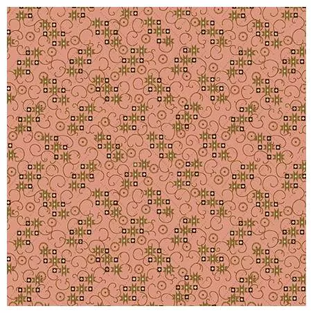 Henry Glass Gratitude & Grace by Kim Diehl, Tessuto Rosa con Piccole Stelle