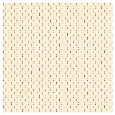 Henry Glass Gratitude & Grace by Kim Diehl, Tessuto Panna con Piccoli Rombi