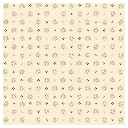 Henry Glass Gratitude & Grace by Kim Diehl, Tessuto Panna con Piccole Ghirlande