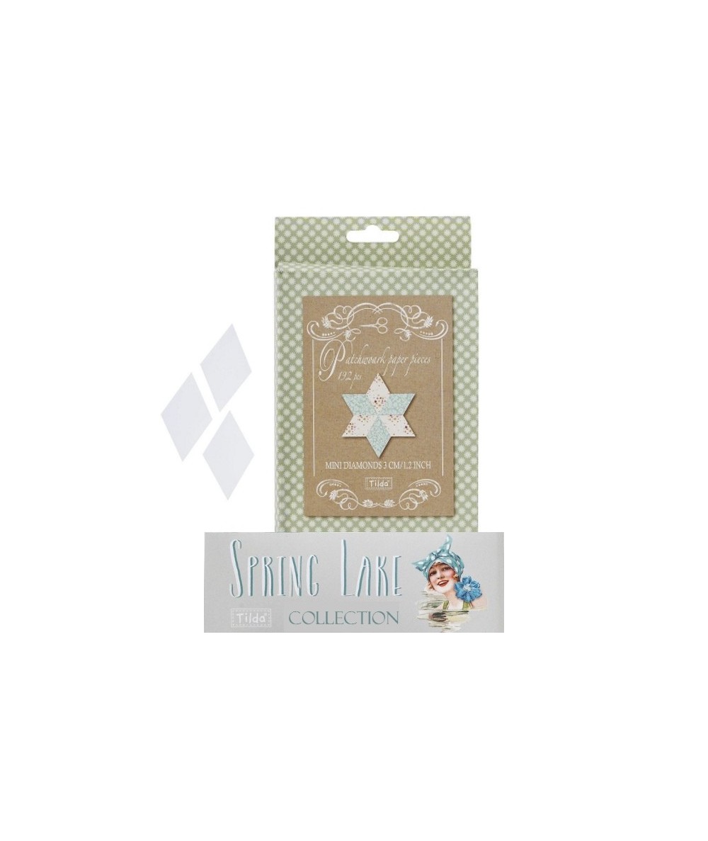Tilda Paper Piecing - Diamanti, Spring Lake Tilda Fabrics - 1