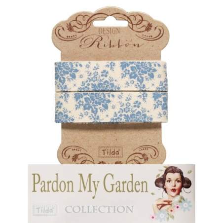 Tilda ribbon, Nastro 20 mm Audrey Pink Pardon my Garden Tilda Fabrics - 1