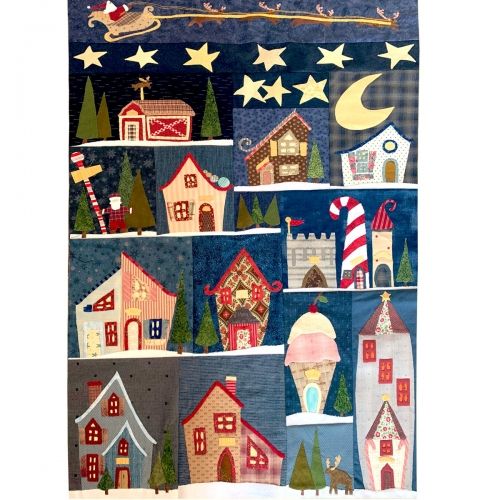 Kit di Tessuti per il Silent Night Quilt Roberta De Marchi - 1