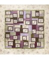 Ti Scrivo un Quilt, KIT Alfabeto Ricamato 85 x 82 pollici