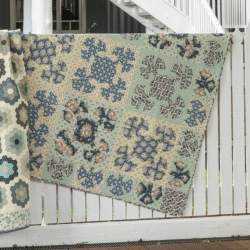 Cara Fleur Quilt, Make it Blue - Kit di Tessuti Roberta De Marchi - 2