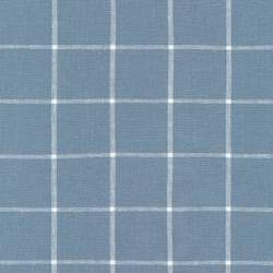 Tessuto Giapponese Tinto in Filo, Azzurro a Quadri CHAMBRAY Stim Italia srl - 1
