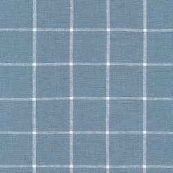 Tessuto Giapponese Tinto in Filo, Azzurro a Quadri CHAMBRAY Stim Italia srl - 1