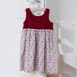Acufactum Tessuto di cotone con Fata e Bacche Rosse Acufactum - 5