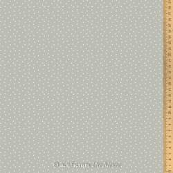 Acufactum Tessuto di cotone Grigio a Pois Acufactum - 1