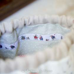 Acufactum Tessuto di cotone Grigio a Pois Acufactum - 4