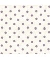 Moda Fabrics, Tessuto Crema con Pois Grigio