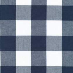 Robert Kaufman, Tessuto Blu e Bianco a Quadri Grandi