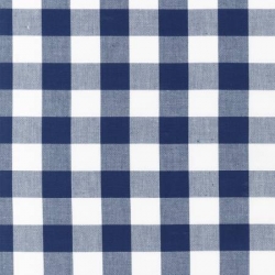 Robert Kaufman, Tessuto Blu e Bianco a Quadri Medi
