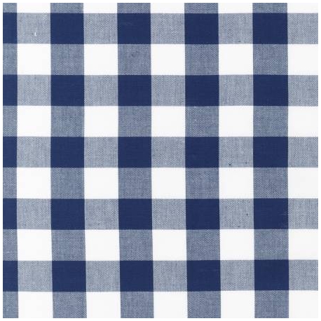 Robert Kaufman, Tessuto Blu e Bianco a Quadri Medi