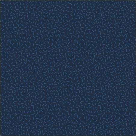 Wilmington Prints Essentials Basics, Tessuto Blu con Bastoncini
