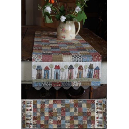 Tiny Town Table Runner - Cartamodello, Anni Downs Hatched and Patched - 1