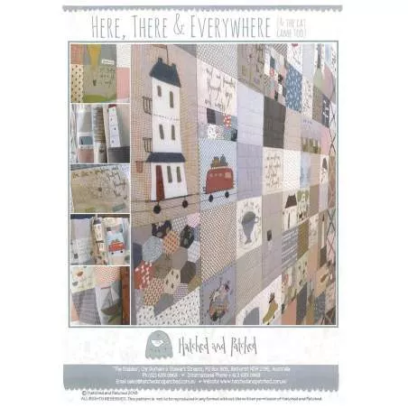 Here There and Everywhere - Cartamodello Quilt, Anni Downs