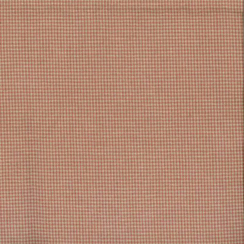 Tessuto Giapponese Tinto in Filo Rosa a Quadretti