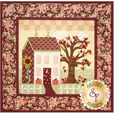 Little Garden House in Autumn, Cartamodello Pannello Shabby Fabrics Shabby Fabrics - 1