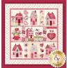 Sweetheart Houses, Cartamodello Quilt Shabby Fabrics