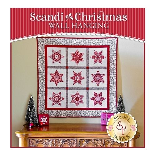 Scandi Christmas Wall Hanging, Cartamodello Pannello Shabby Fabrics Shabby Fabrics - 1