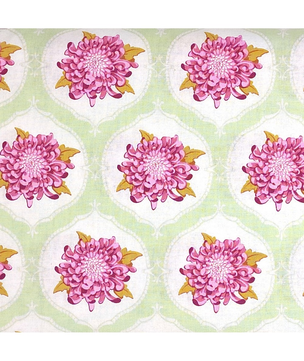 Tilda Tessuto Verde Chiaro con Peonie, 140 cm di altezza Tilda Fabrics - 1
