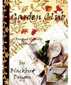 Garden Club - A Bouquet of Quilts and Projects by Barb Adams e Alma Allen Blackbird Designs - 1