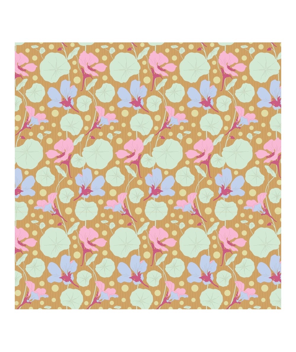 Tilda Gardenlife, Tessuto Senape con Nasturzi Tilda Fabrics - 1 Tilda Gardenlife, Tessuto Senape con Nasturzi Tilda Fabrics - 1