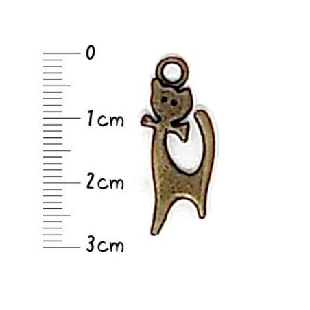 Charms Gatto - Tira lampo