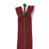 Cerniera Zip Giapponese in metallo - Bordeax