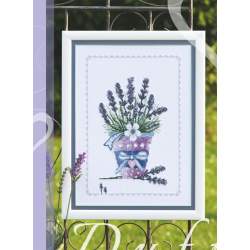 Lavandelduft "Profumo di lavanda" Libro ricamo punto croce