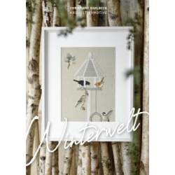 Winterwelt "Mondo invernale" Libro di ricamo a punto croce di Christiane Dahlbeck