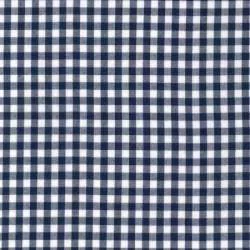 Robert Kaufman, Carolina Gingham Collection, Tessuto Tinto in Filo a Quadretti Bianco e Blu