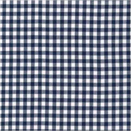 Robert Kaufman, Carolina Gingham Collection, Tessuto Tinto in Filo a Quadretti Bianco e Blu