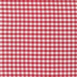 Robert Kaufman, Carolina Gingham Collection, Tessuto Tinto in Filo a Quadretti Bianco e Rosso Robert Kaufman - 1